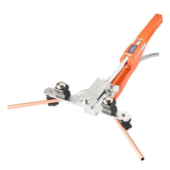 Tubing Bender Kit, 6 mm to 22 mm, Compact Ratcheting Tube Pipe Bender, Forward/Reverse Hand Bending Tool, with 7 Aluminium Alloy Dies, for Copper HVAC Air Conditioning Refrigeration Auto Repair