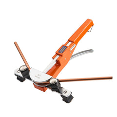 Tubing Bender Kit, 6 mm to 22 mm, Compact Ratcheting Tube Pipe Bender, Ratchet Hand Bending Tool, with 7 Aluminium Alloy Dies, HVAC Tools, for Copper Aluminum HVAC Refrigeration Maintenance