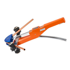 Tubing Bender Kit, 6 mm to 22 mm, Compact Ratcheting Tube Pipe Bender, Ratchet Hand Bending Tool, with 7 Color Aluminium Alloy Dies, HVAC Tools, for Copper HVAC Air Conditioning Refrigeration