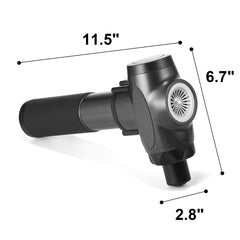 Massage Gun Deep Tissue, Percussion Muscle Massager for Athletes - with 9 Speed Levels & 6 Massage Heads, 24V 2500mAh Batteries, Handheld Electric Massage Gun for Pain Relief, Muscle Relaxation