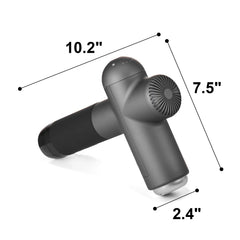 Massage Gun Deep Tissue, Percussion Muscle Massager for Athletes - with 8 Speed Levels & 6 Massage Heads, 24V 2500mAh Batteries, Handheld Electric Massage Gun for Pain Relief, Muscle Relaxation