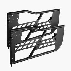 Jeep Tube Doors, 2-Door, Hunting Style Jeep Tubular Door with Heavy-Duty Hinges & OE Latch, Jeep Doors with Rubber Pads & Toughened Steel Tube, Fit for 2007-2018 Jeep Wrangler JK
