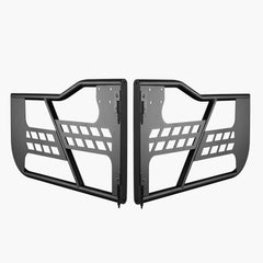Jeep Tube Doors, 2-Door, Hunting Style Jeep Tubular Door with Heavy-Duty Hinges & OE Latch, Jeep Doors with Rubber Pads & Toughened Steel Tube, Fit for 2007-2018 Jeep Wrangler JK