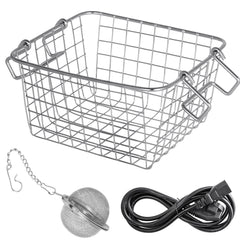 Ultrasonic Cleaner 2L Jewelry Cleaning with Digital Timer Ultrasonic Cleaning Machine for Jewellery Rings Watches Eyeglasses Dentures Coins Metal Parts Commercial and Home Use