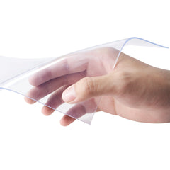 Strip Curtain, 5000 cm Length x 20 cm Width x 2 mm Thickness, Clear PVC Smooth Curtain Strip Door Bulk Roll, Plastic Door Strips for Doorways of Supermarket, Garage, Warehouse, Barn, Pet House