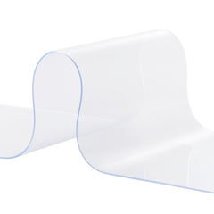 Strip Curtain, 5000 cm Length x 20 cm Width x 2 mm Thickness, Clear PVC Smooth Curtain Strip Door Bulk Roll, Plastic Door Strips for Doorways of Supermarket, Garage, Warehouse, Barn, Pet House