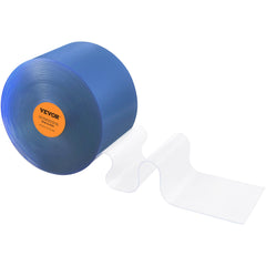 Strip Curtain, 5000 cm Length x 20 cm Width x 2 mm Thickness, Clear PVC Smooth Curtain Strip Door Bulk Roll, Plastic Door Strips for Doorways of Supermarket, Garage, Warehouse, Barn, Pet House
