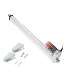 Linear Actuator 12V, 16 Inch High Load 330lbs/1500N Linear Actuator, 0.19"/s Linear Motion Actuator with Mounting Bracket and IP54 Protection