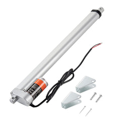 Linear Actuator 12V, 16 Inch High Load 330lbs/1500N Linear Actuator, 0.19"/s Linear Motion Actuator with Mounting Bracket and IP54 Protection