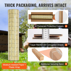 Hardware Cloth, 36'' x 50' Galvanized Wire Mesh Roll, 16 Gauge Chicken Wire Fence Roll, Vinyl Coating Metal Wire Mesh for Chicken Coop Barrier, Rabbit Snake Fences, Poultry Enclosures