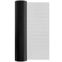 Hardware Cloth, 48'' x 50' Galvanized Wire Mesh Roll, 19 Gauge Chicken Wire Fence Roll, Vinyl Coating Metal Wire Mesh for Chicken Coop Barrier, Rabbit Snake Fences, Poultry Enclosures