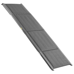Dog Ramp for Cars, 1600 × 432 mm, Folding Pet Ramps for Medium & Large Dogs up to 113 kg, Pet Stair Ramp with Non-Slip Oxford Fabric Surface, Portable Outdoor Dog Car Ramps for SUV & Truck