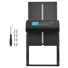 Automatic Chicken Coop Door, Battery Powered Chicken Coop Door with Timer & Manual Setting, Anti-Pinch Security, Durable Aluminum Alloy, Auto Chick Run Gate Opener with Waterproof Sealing, Black