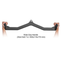LAT Pulldown Bar Tricep Handle Attachment V-bar Cable Machine for Home Gym