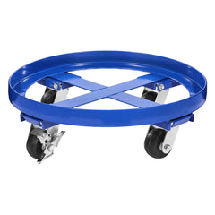 55 Gallon Drum Dolly 2000 lbs Barrel Dolly Cart Drum Caddy 4 Caster Wheels