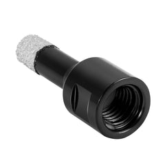 Diamond Drill Bits 7PCS Diamond Hole Saw 6/6/8/8/10/12/14mm Tile Hole Saw Kit Vacuum Brazed Diamond Drill Bit 0.59in/15mm Segment Tile Hole Saw w Storage Case for Tile Ceramic Porcelain Marble
