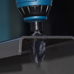 Step Drill Bit, 4.76 to 34.93 mm, 9.53 mm Triangular Shank, TiAlN Coating Cobalt High Speed Steel, Four Spiral Flute Step Bit for Metal, Stainless Steel, Aluminum, Wood, Plastic, Fiberglass