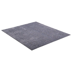 Indoor Plush Area Rugs, 2.44 x 3.05m Plush Carpet, Area Rugs Furry with Long Plushs Pile, Thick & Durable High-Pile Rug for High-Traffic Areas, Non-Shedding & Non-Slip Backing, Blue-Gray