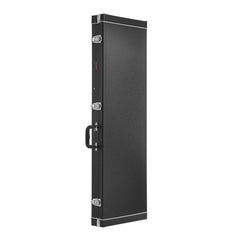 Bass Guitar Hard Case, 1220 mm Rectangular Guitar Hard Case, With Lock Latch Keys Handle, PVC Padding Soft Lining Water-Resistant Hard Shell Guitar Case, for 990-1180 mm Bass Guitars, Black