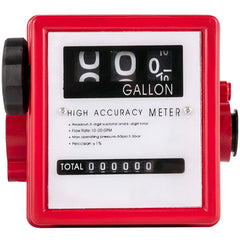 Mechanical Fuel Meter 20 GPM Fuel Flow Meter 3-Digital Batch Display Fuel Transfer Meter 2.54 cm Diesel Fuel Flow Meter All Fuel Transfer Pumps Gasoline Flow Meter