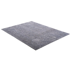 Indoor Plush Area Rugs, 2.74 x 3.66 m Plush Carpet, Area Rugs Furry with Long Plushs Pile, Thick & Durable High-Pile Rug for High-Traffic Areas, Non-Shedding & Non-Slip Backing, Blue-Gray