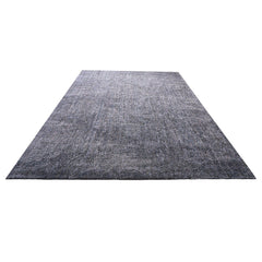 Indoor Plush Area Rugs, 2.74 x 3.66 m Plush Carpet, Area Rugs Furry with Long Plushs Pile, Thick & Durable High-Pile Rug for High-Traffic Areas, Non-Shedding & Non-Slip Backing, Blue-Gray