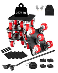 Furniture Dolly Heavy Duty Furniture Mover with 5 Wheels 1575 kg Capacity