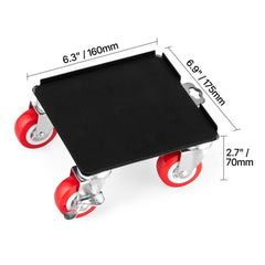 Furniture Dolly Heavy Duty Furniture Mover with 5 Wheels 1575 kg Capacity