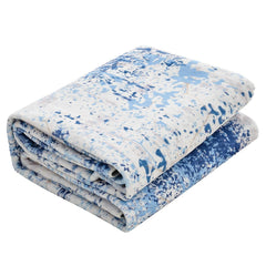 Area Rug, 1524x2133.6mm Large Washable Rug, Non-Slip and Tear-Resistant Soft Carpet, Pet & Child Friendly Modern Area Rugs, Indoor Mat for Bedroom, Office, Living Room, Kids Room, Entryway, Blue