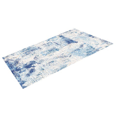 Area Rug, 1524x2133.6mm Large Washable Rug, Non-Slip and Tear-Resistant Soft Carpet, Pet & Child Friendly Modern Area Rugs, Indoor Mat for Bedroom, Office, Living Room, Kids Room, Entryway, Blue