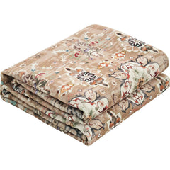 Area Rug, 1828.8x2743.2mm Large Washable Rug, Non-Slip Tear-Resistant Soft Carpet, Pet & Child Friendly Vintage Area Rugs, Indoor Mat for Bedroom, Living Room, Kids Room, Entryway, Brown Green