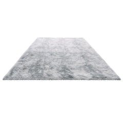 Indoor Plush Area Rugs, 1.83x2.74 m Soft Plush Carpet, FFurry Shag Area Rugs for Living Room, Bedroom, Modern Home Decor Aesthetic Long-Pile Rug, Non-Shedding, Slip-Resistant, Tie-Dye Light Gray