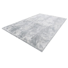 Indoor Plush Area Rugs, 1.83x2.74 m Soft Plush Carpet, FFurry Shag Area Rugs for Living Room, Bedroom, Modern Home Decor Aesthetic Long-Pile Rug, Non-Shedding, Slip-Resistant, Tie-Dye Light Gray