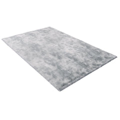 Indoor Plush Area Rugs, 1.83x2.74 m Soft Plush Carpet, FFurry Shag Area Rugs for Living Room, Bedroom, Modern Home Decor Aesthetic Long-Pile Rug, Non-Shedding, Slip-Resistant, Tie-Dye Light Gray
