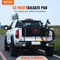 53-inch Tailgate Pad 5-Bike Pickup Truck Bed Tailgate Pad Protector Cover