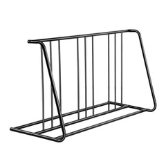 Bike Rack, Fits Tire Width 3 Inch/76.2 mm, Carbon Steel Double-Sided Grid Bike Rack Stand, Freestanding Bicycle Storage Holder for Curbside, Garage, Indoor, Outdoor Parking, 6-Bicycle Capacity