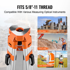 Laser Level Tripod Stand 5/8"-11 Thread 16.53-65.55 in Height Adjustment