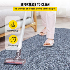 Gray Marine Carpet 6 ft x 36 ft, Boat Carpet Rugs, Indoor Outdoor Rugs for Patio Deck Anti-Slide TPR Water-Proof Back Outdoor Marine Carpeting Outdoor Carpet