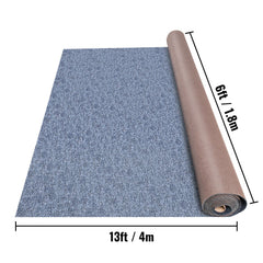 Marine Carpet 6x13ft Boat Area Rug Roll Cutpile In/Outdoor Patio Deck Gray, 1.8x4m