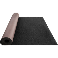 Bass Boat Carpet Cutpile Marine Carpet 6 x 13 ft Charcoal Black In/Outdoor