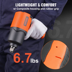 Air Impact Wrench, 3/4-Inch Drive Air Impact Gun, Up to 1870ft-lbs Nut-busting Torque, Composite Pneumatic Impact Wrench for Auto_epairs_nd_aintenance Heavy Duty
