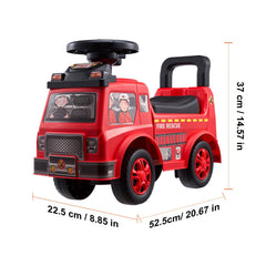 Ride On Push Car for Toddlers, Ages 1-3, Ride Racer, Sit to Stand Toddler Ride On Toy, Classic Kids Ride On Car with Music Steering Wheel & Under Seat Storage, Ride On Toy for Boys Girls, Red