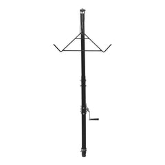 Truck Hitch Game Hoist, 300 lbs Load Capacity, Hunting Deer Hoist with 2-inch Receiver, 360-Degree Swivel Shaft & Adjustable Height, Includes Gambrel Winch for Skinning & Cleaning Game