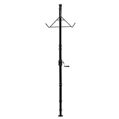 Truck Hitch Game Hoist, 500 lbs Load Capacity, Hunting Deer Hoist with 2-inch Receiver, 360-Degree Swivel Shaft & Adjustable Height, Includes Gambrel Winch for Skinning & Cleaning Game