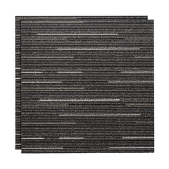Carpet Tiles Reusable 610x610 mm, 24 PCS Modular Carpet Square Rug, Commercial Floor Soft Padded for Seamless Cover 8.9㎡, Easy DIY Replacement for Living Room Bedroom Office Indoor, Gray