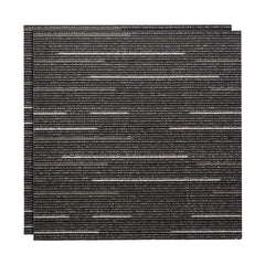 Carpet Tiles Reusable 610x610 mm, 24 PCS Modular Carpet Square Rug, Commercial Floor Soft Padded for Seamless Cover 8.9㎡, Easy DIY Replacement for Living Room Bedroom Office Indoor, Gray