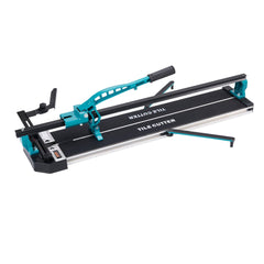 Manual Tile Cutter, 1200mm, Porcelain Ceramic Tile Cutter with Tungsten Carbide Cutting Wheel, Infrared Positioning, Anti-Skid Feet, Durable Rails for professional installers or beginners
