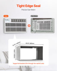 Air Conditioner Wall Sleeve 26 in Universal Through the Wall AC Sleeve