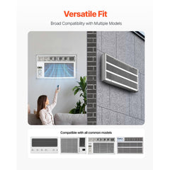 Air Conditioner Wall Sleeve 26 in with Exterior Grille Wall AC Sleeve
