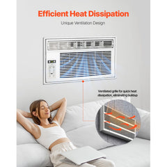 Air Conditioner Wall Sleeve 26 in with Exterior Grille Wall AC Sleeve